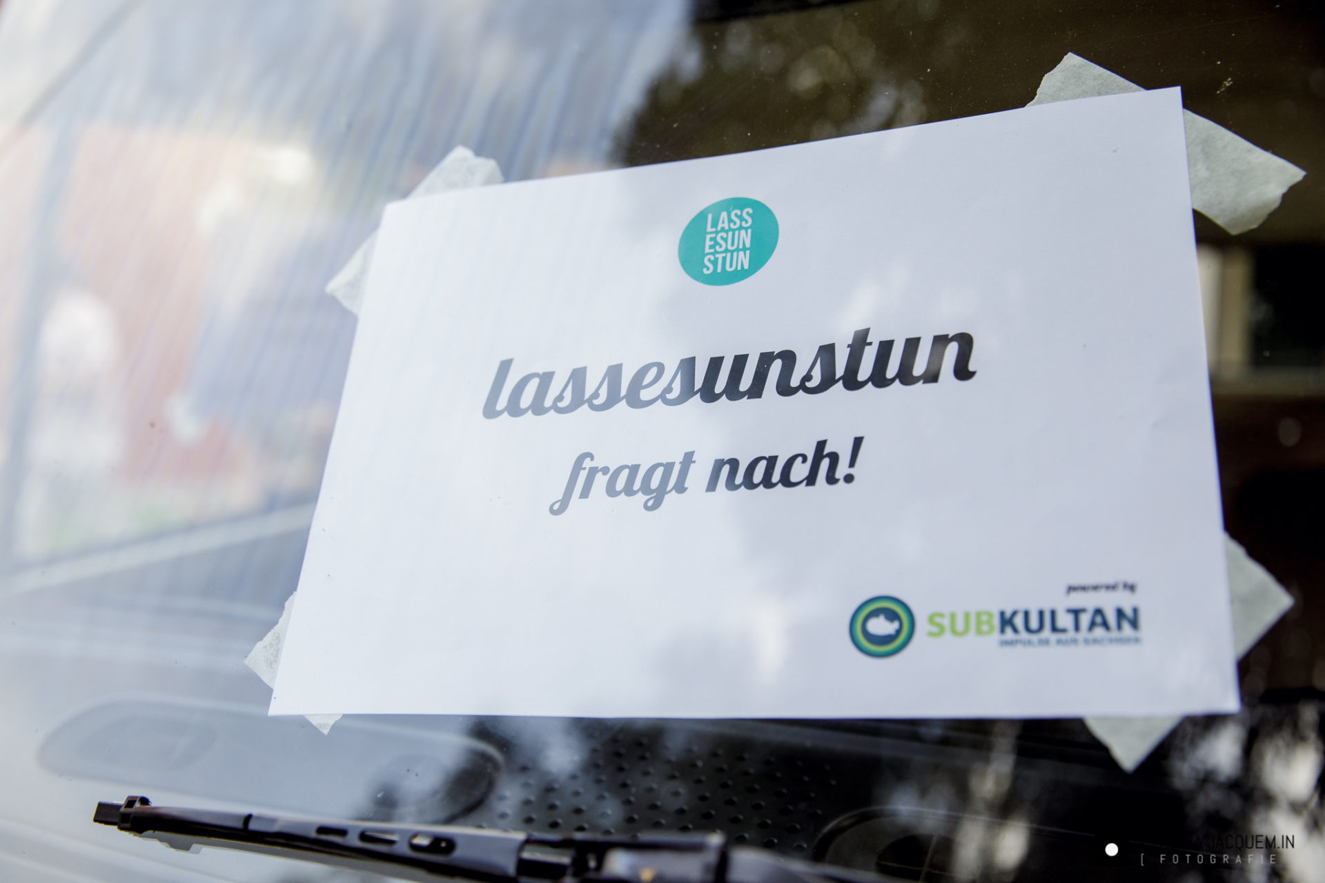 lassesunstun fragt bei den Kandidat:innen zur OB-Wahl am 12.06.2022 nach